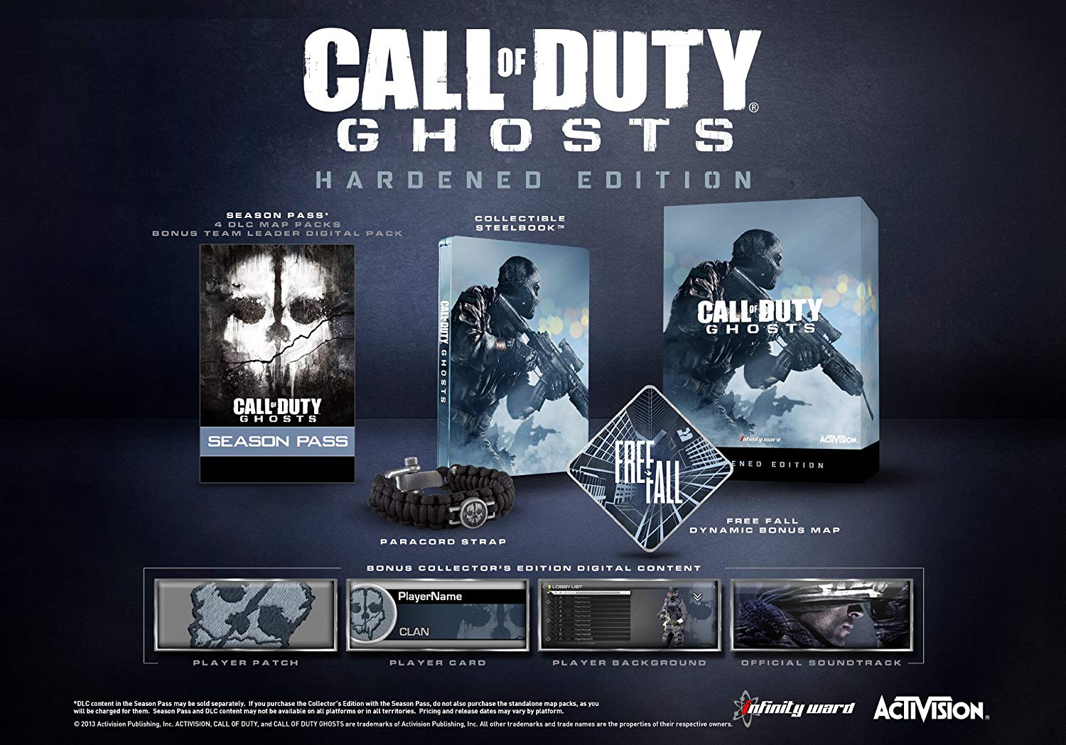 CALL OF DUTY: GHOSTS HARDENED EDITION