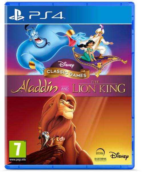 ALADDIN AND THE LION KING DISNEY CLASSIC GAMES (HASZNÁLT)