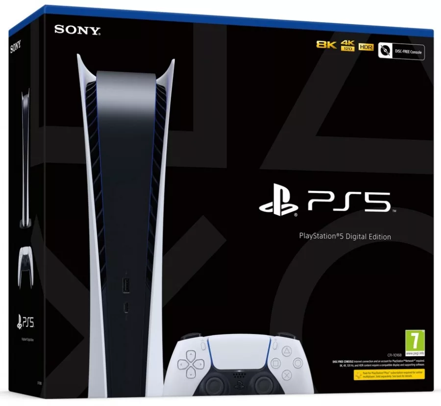 PLAYSTATION 5 (PS5) DIGITAL 825 GB  (használt)